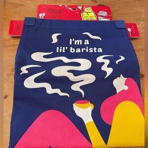 Blue Q Apron I’m‎ a Lil’ Barista NWT